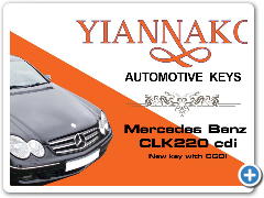 NEW KEY FOR MERCEDES BENZ CLK220 cdi - (w209)